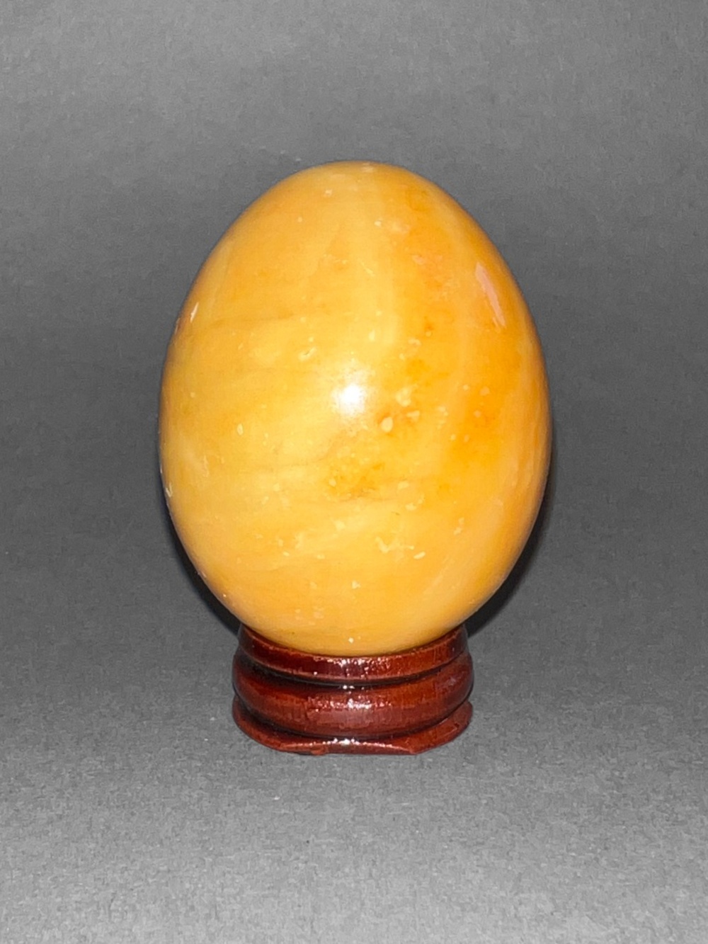 Vintage Yellow Jade Egg